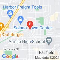 View Map of 1245 Travis Blvd.,Fairfield,CA,94533